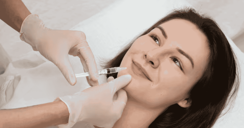 Facial Botox injections for wrinkle reduction in Manchester Nadia's Aesthetics Clinic